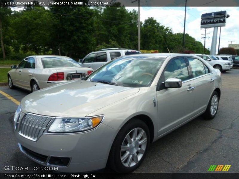 Smoke Stone Metallic / Light Camel 2010 Lincoln MKZ FWD