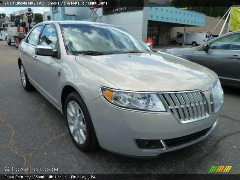 Smoke Stone Metallic / Light Camel 2010 Lincoln MKZ FWD