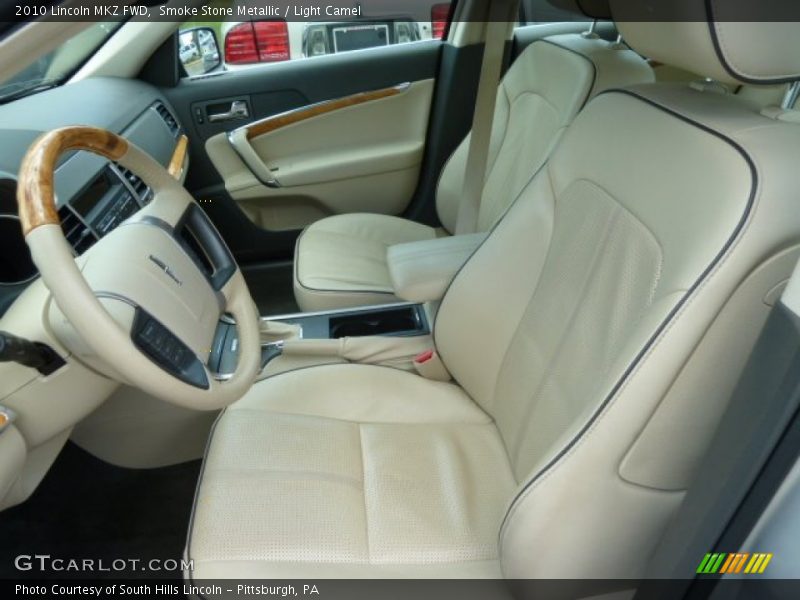 Smoke Stone Metallic / Light Camel 2010 Lincoln MKZ FWD
