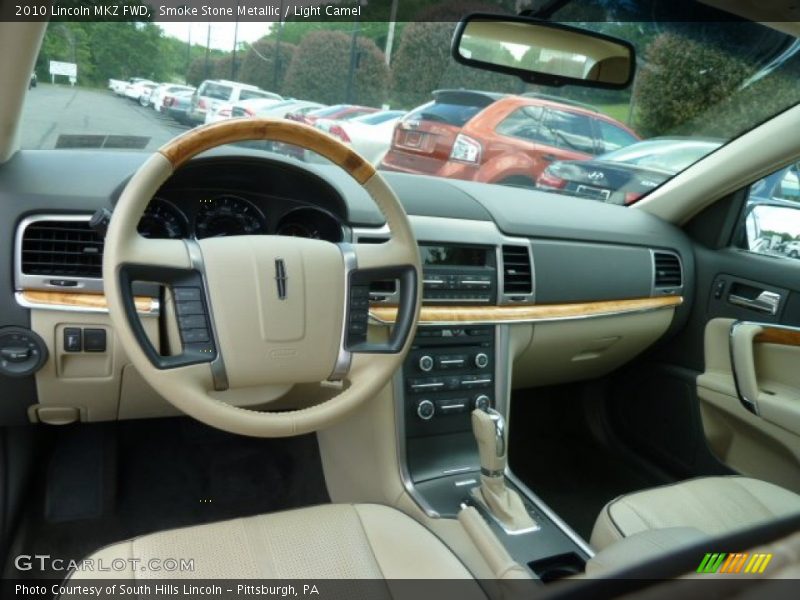 Smoke Stone Metallic / Light Camel 2010 Lincoln MKZ FWD