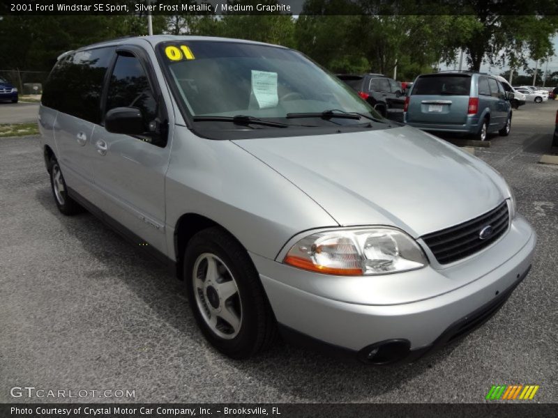 Silver Frost Metallic / Medium Graphite 2001 Ford Windstar SE Sport