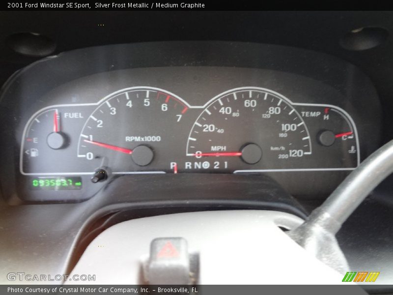 Silver Frost Metallic / Medium Graphite 2001 Ford Windstar SE Sport