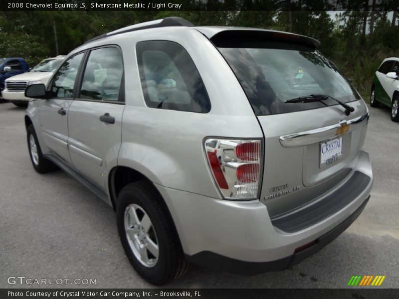 Silverstone Metallic / Light Gray 2008 Chevrolet Equinox LS