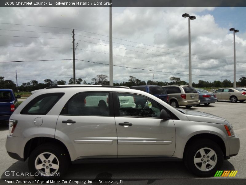 Silverstone Metallic / Light Gray 2008 Chevrolet Equinox LS
