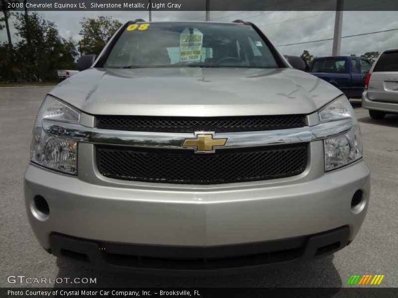Silverstone Metallic / Light Gray 2008 Chevrolet Equinox LS