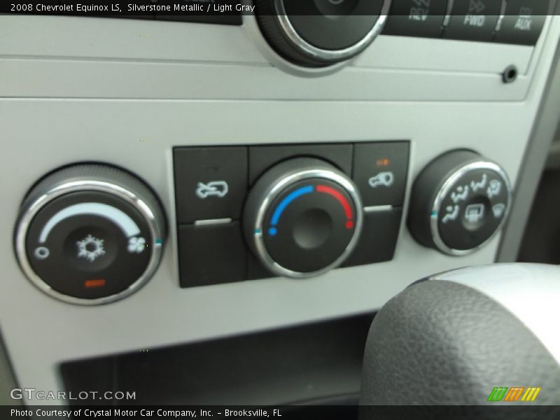 Silverstone Metallic / Light Gray 2008 Chevrolet Equinox LS