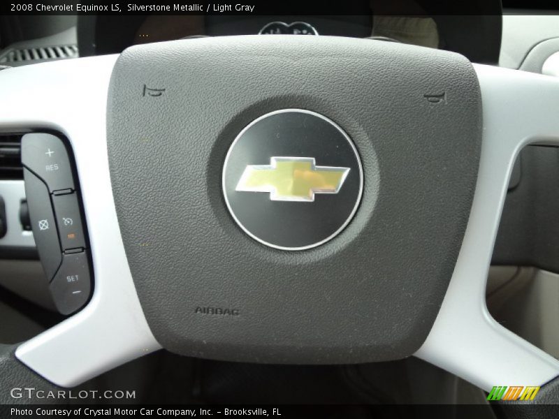 Silverstone Metallic / Light Gray 2008 Chevrolet Equinox LS