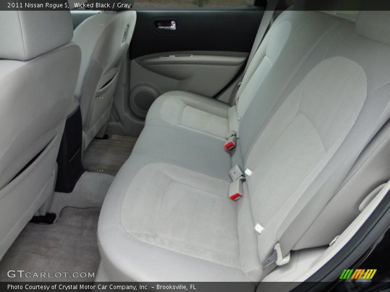 Wicked Black / Gray 2011 Nissan Rogue S