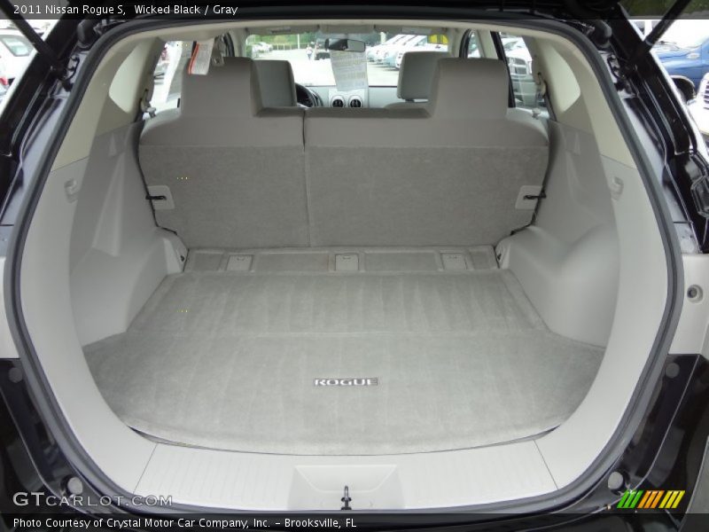 Wicked Black / Gray 2011 Nissan Rogue S