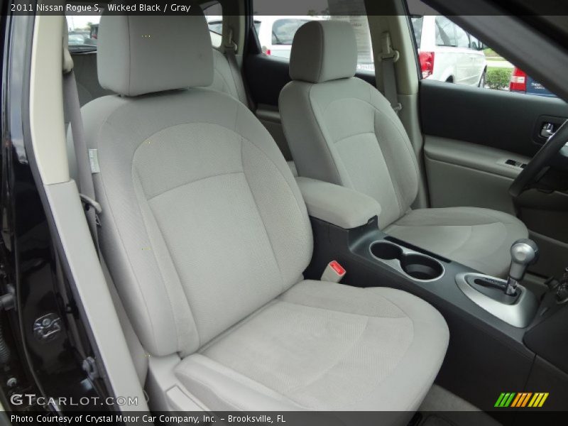 Wicked Black / Gray 2011 Nissan Rogue S