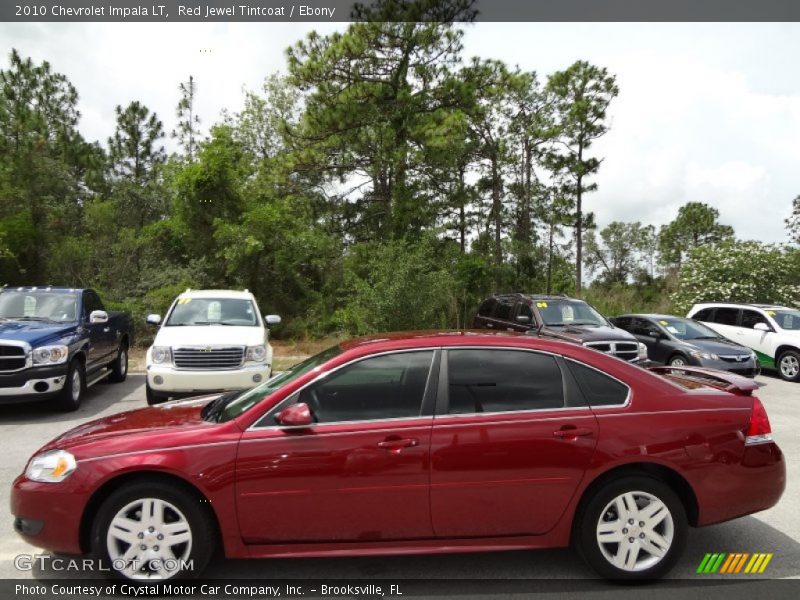 Red Jewel Tintcoat / Ebony 2010 Chevrolet Impala LT