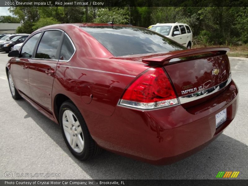Red Jewel Tintcoat / Ebony 2010 Chevrolet Impala LT