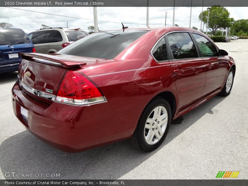 Red Jewel Tintcoat / Ebony 2010 Chevrolet Impala LT