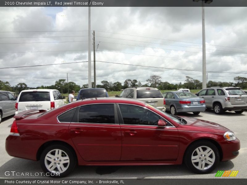 Red Jewel Tintcoat / Ebony 2010 Chevrolet Impala LT