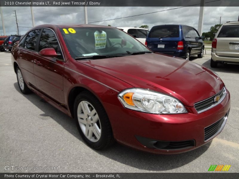 Red Jewel Tintcoat / Ebony 2010 Chevrolet Impala LT