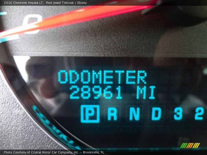 Red Jewel Tintcoat / Ebony 2010 Chevrolet Impala LT