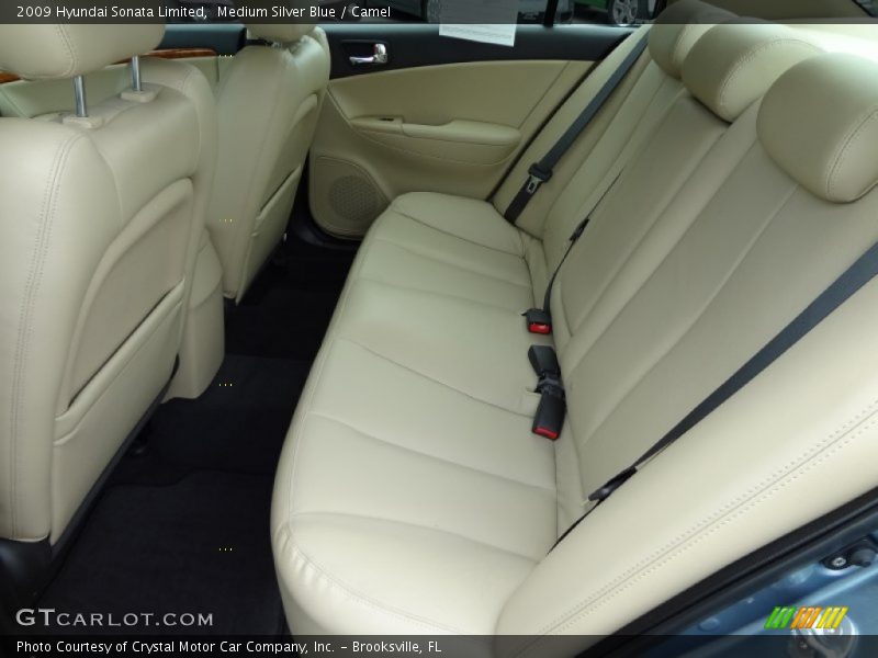 Medium Silver Blue / Camel 2009 Hyundai Sonata Limited