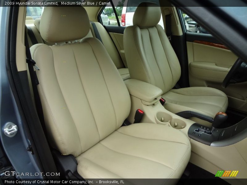 Medium Silver Blue / Camel 2009 Hyundai Sonata Limited