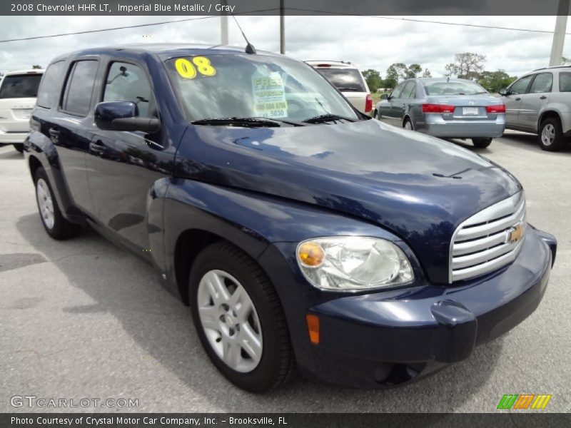Imperial Blue Metallic / Gray 2008 Chevrolet HHR LT