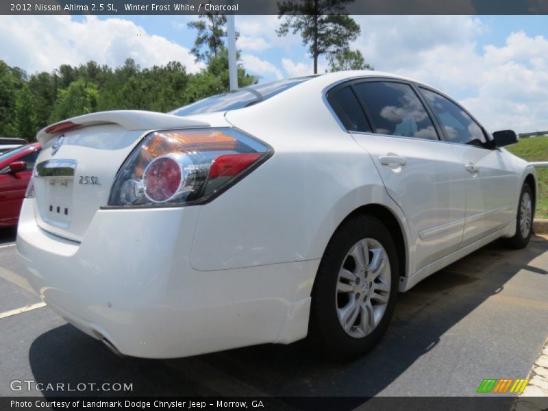 Winter Frost White / Charcoal 2012 Nissan Altima 2.5 SL