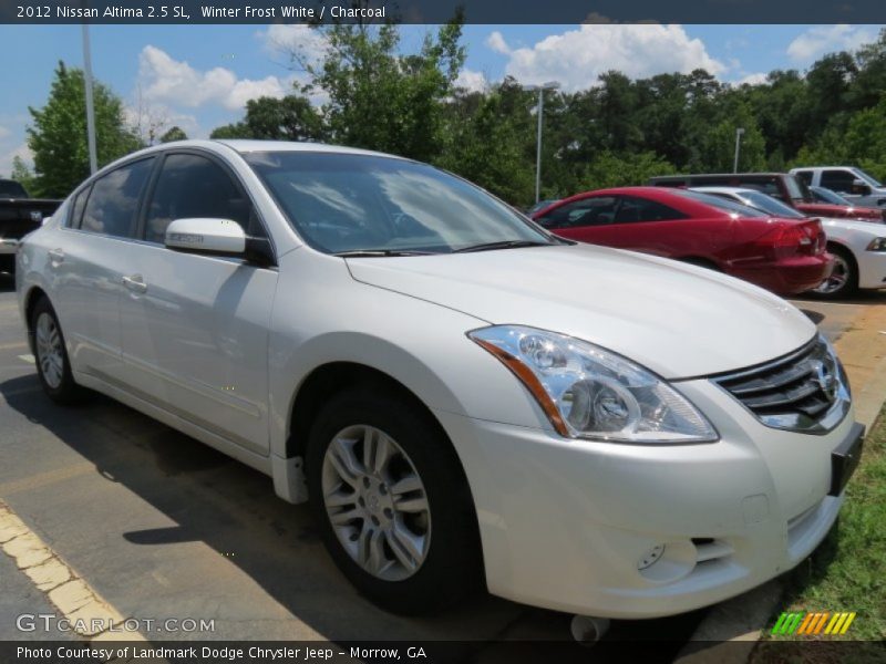 Winter Frost White / Charcoal 2012 Nissan Altima 2.5 SL