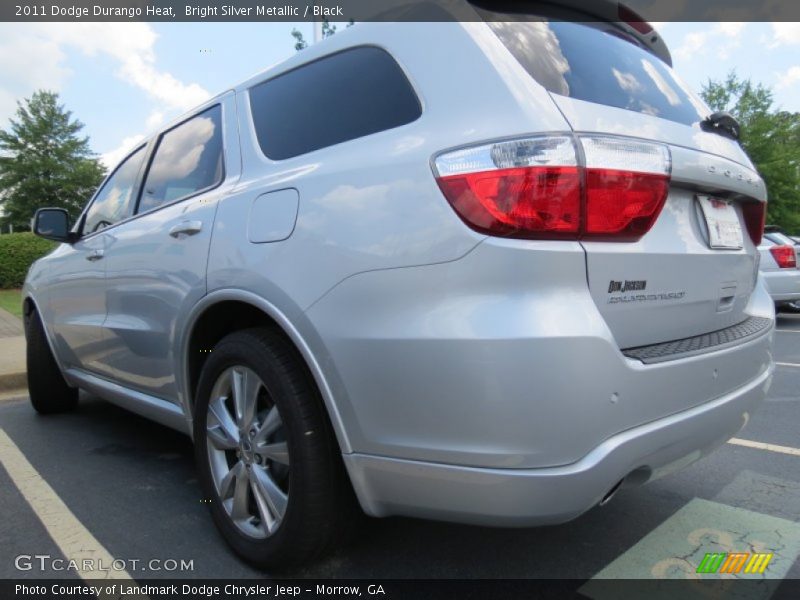 Bright Silver Metallic / Black 2011 Dodge Durango Heat