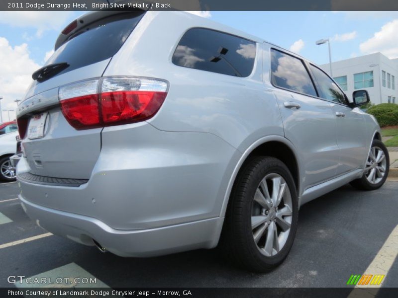 Bright Silver Metallic / Black 2011 Dodge Durango Heat