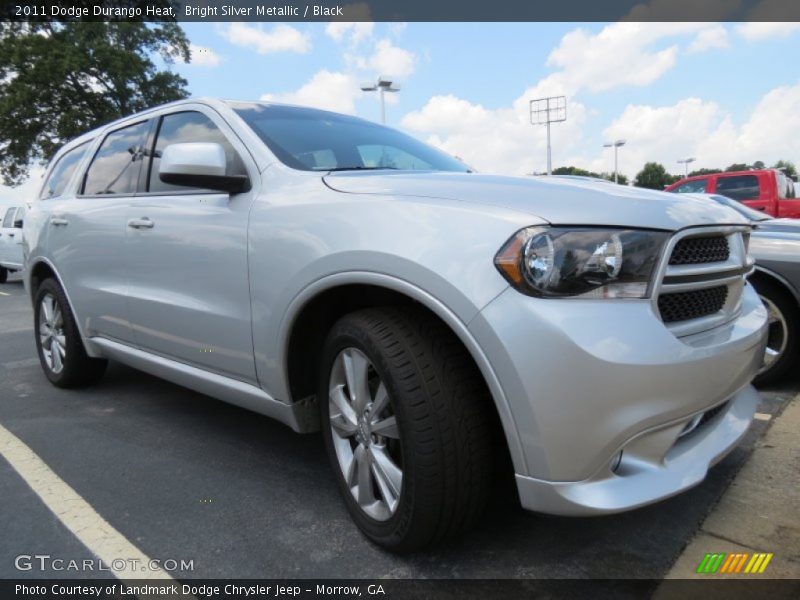 Bright Silver Metallic / Black 2011 Dodge Durango Heat