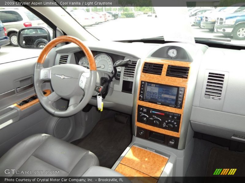 Cool Vanilla / Light Graystone 2009 Chrysler Aspen Limited