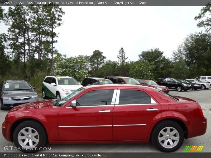 Inferno Red Crystal Pearlcoat / Dark Slate Gray/Light Slate Gray 2007 Chrysler 300 Touring