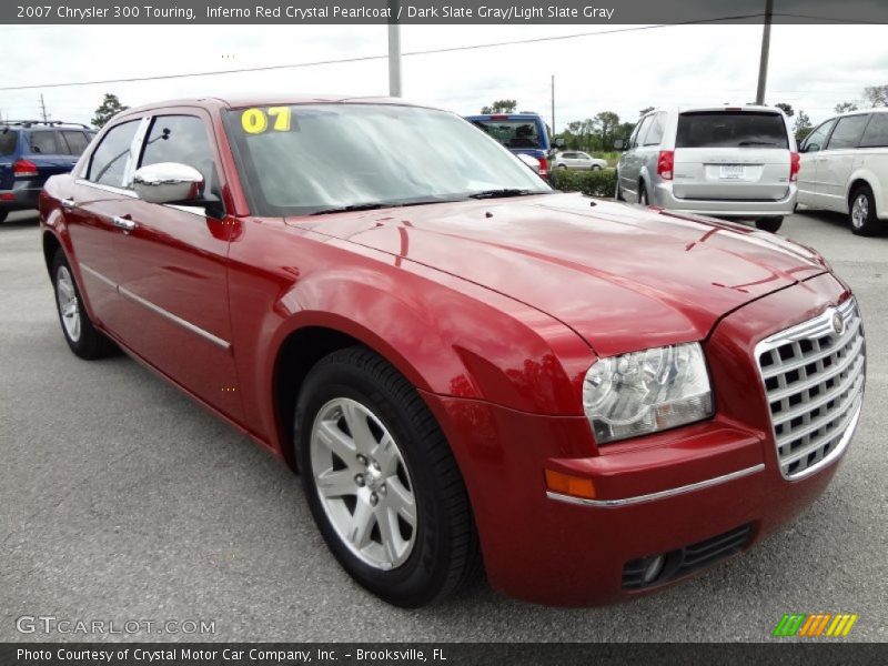 Inferno Red Crystal Pearlcoat / Dark Slate Gray/Light Slate Gray 2007 Chrysler 300 Touring