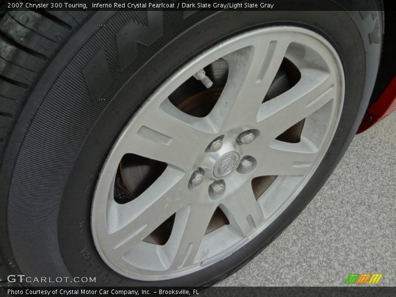 Inferno Red Crystal Pearlcoat / Dark Slate Gray/Light Slate Gray 2007 Chrysler 300 Touring