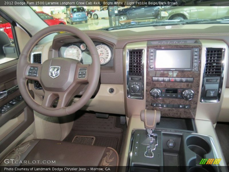 Dashboard of 2012 Ram 1500 Laramie Longhorn Crew Cab 4x4