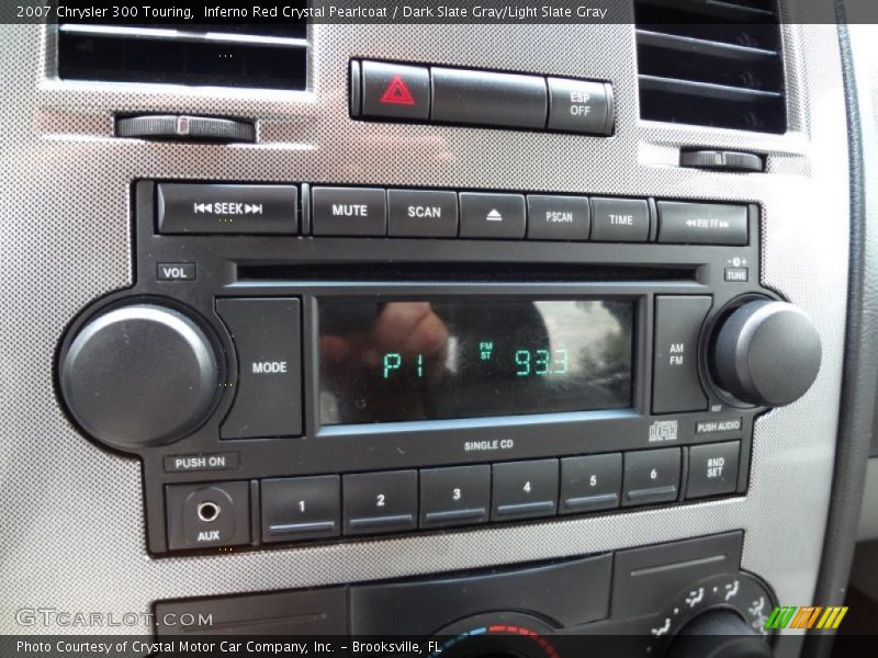 Inferno Red Crystal Pearlcoat / Dark Slate Gray/Light Slate Gray 2007 Chrysler 300 Touring