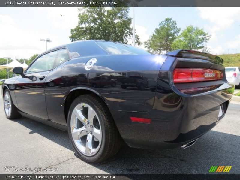 Blackberry Pearl / Dark Slate Gray 2012 Dodge Challenger R/T