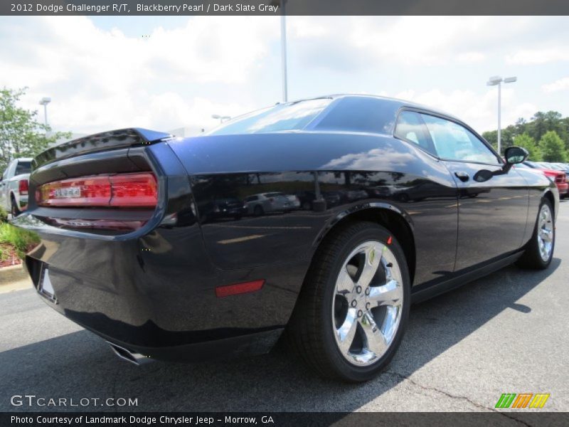 Blackberry Pearl / Dark Slate Gray 2012 Dodge Challenger R/T