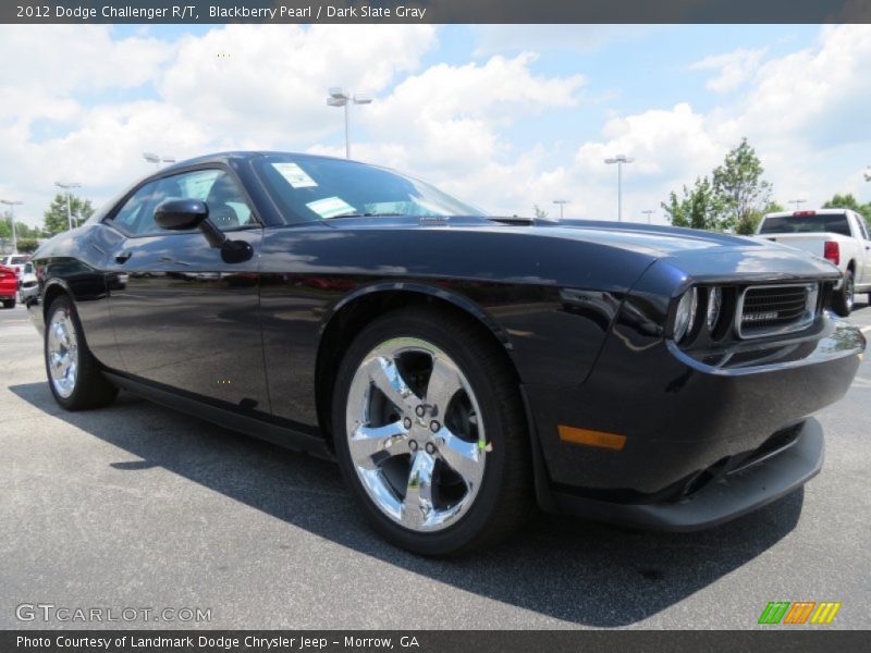 Blackberry Pearl / Dark Slate Gray 2012 Dodge Challenger R/T