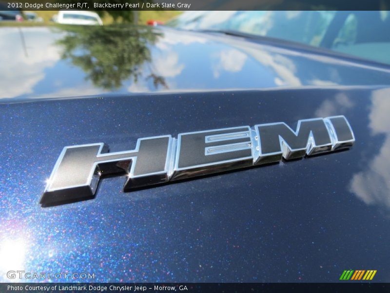Blackberry Pearl / Dark Slate Gray 2012 Dodge Challenger R/T