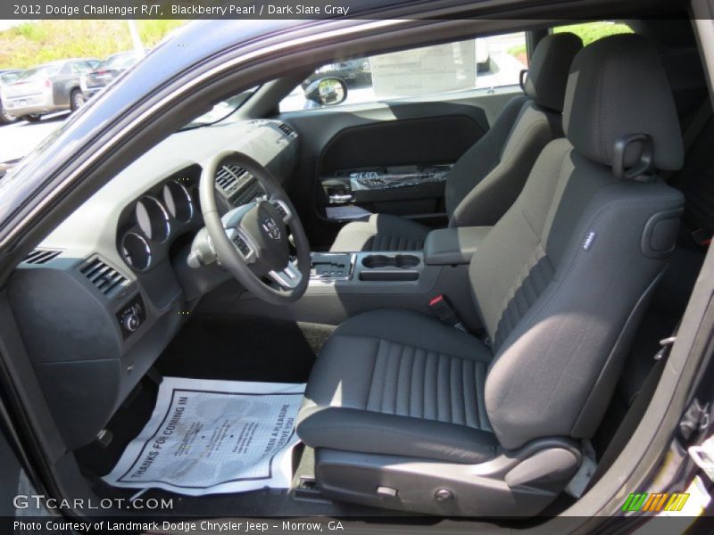 Blackberry Pearl / Dark Slate Gray 2012 Dodge Challenger R/T