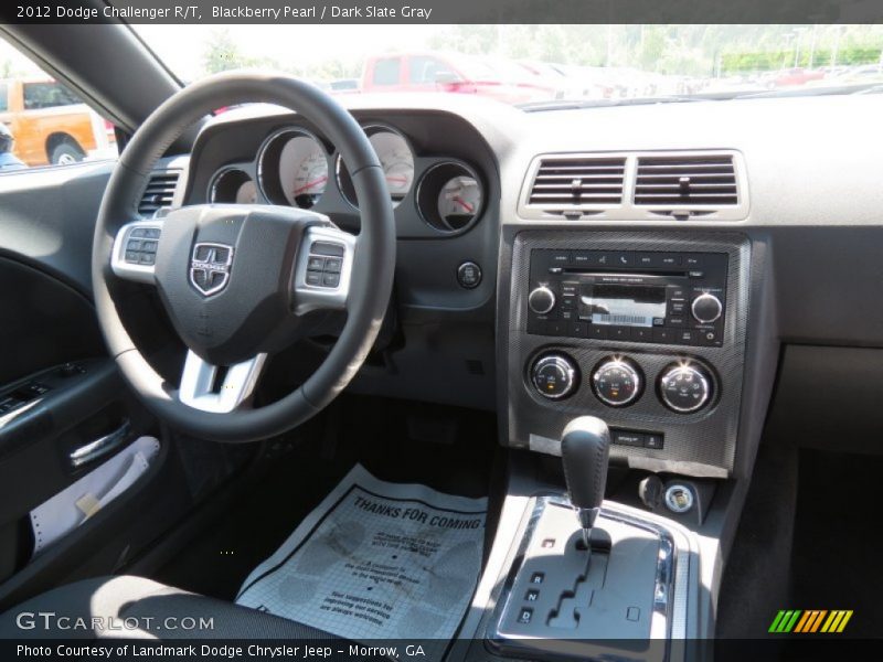 Blackberry Pearl / Dark Slate Gray 2012 Dodge Challenger R/T