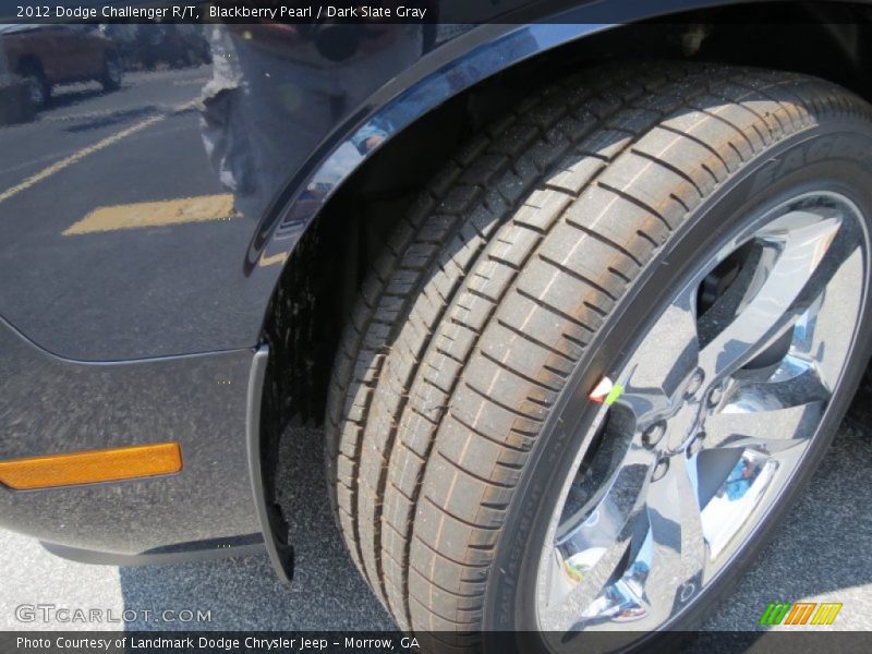 Blackberry Pearl / Dark Slate Gray 2012 Dodge Challenger R/T
