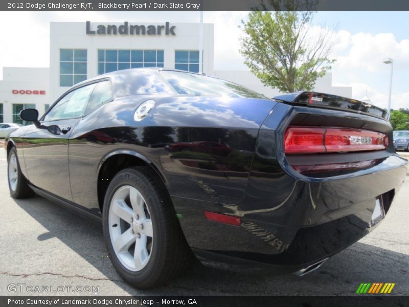 Blackberry Pearl / Dark Slate Gray 2012 Dodge Challenger R/T