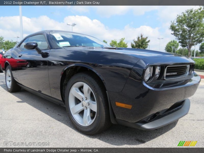 Blackberry Pearl / Dark Slate Gray 2012 Dodge Challenger R/T