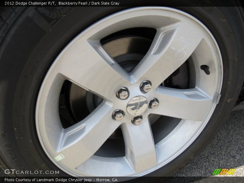 Blackberry Pearl / Dark Slate Gray 2012 Dodge Challenger R/T
