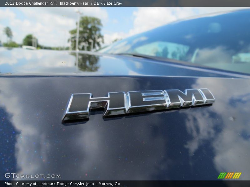 Blackberry Pearl / Dark Slate Gray 2012 Dodge Challenger R/T