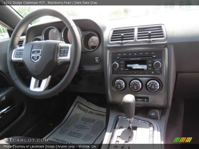 Blackberry Pearl / Dark Slate Gray 2012 Dodge Challenger R/T