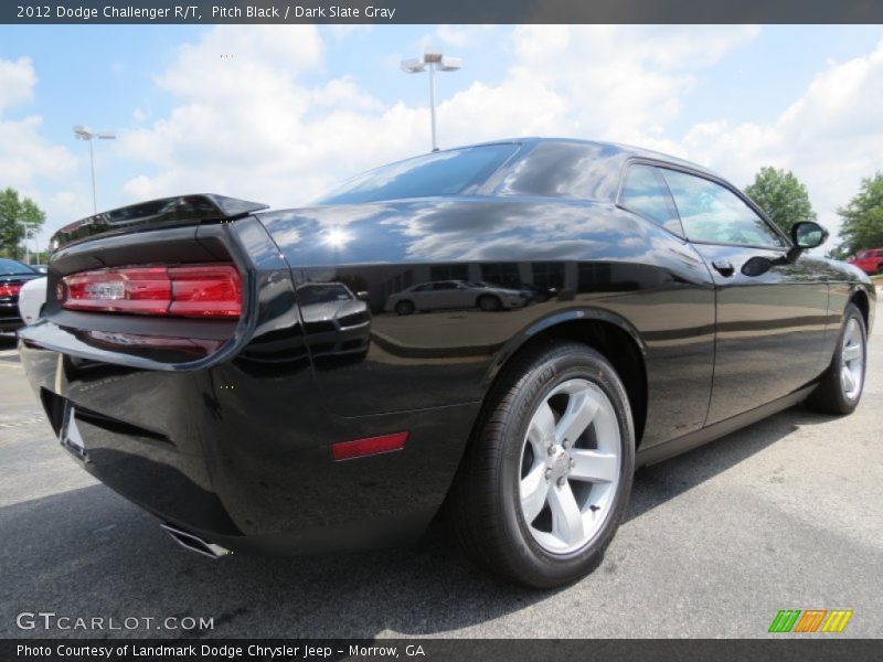 Pitch Black / Dark Slate Gray 2012 Dodge Challenger R/T