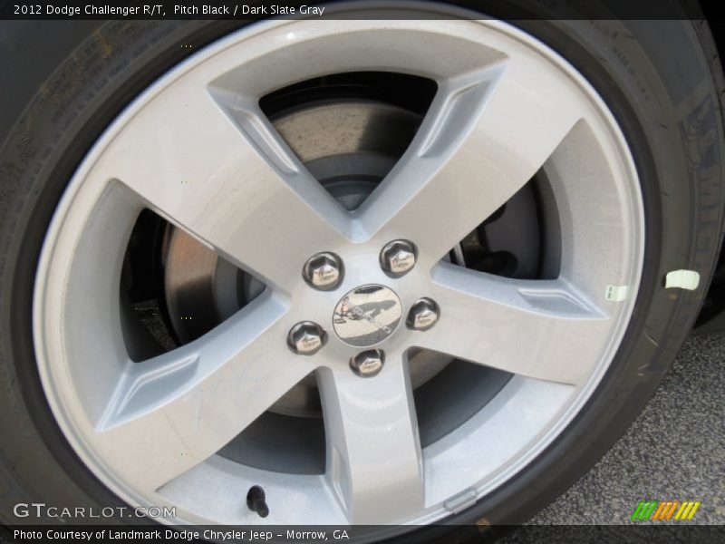 Pitch Black / Dark Slate Gray 2012 Dodge Challenger R/T