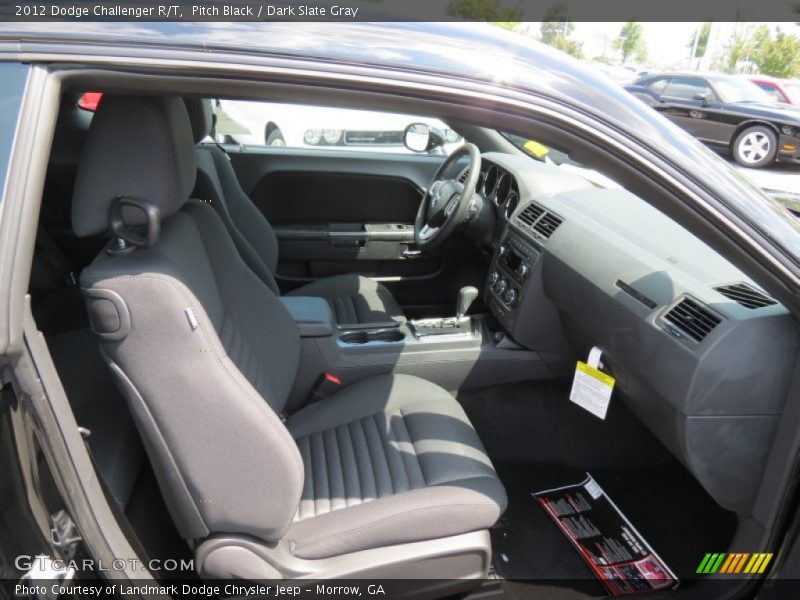 Pitch Black / Dark Slate Gray 2012 Dodge Challenger R/T