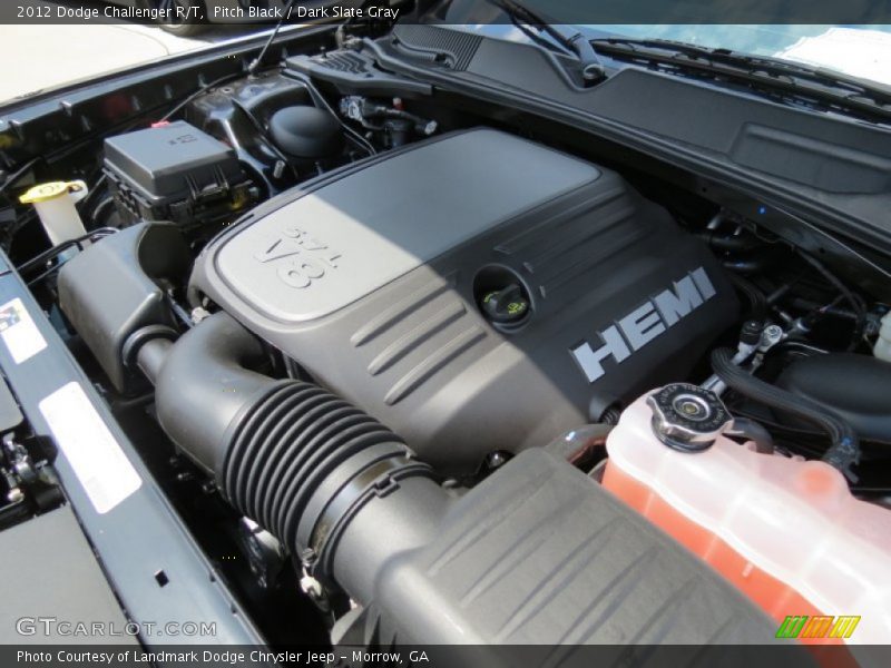 Pitch Black / Dark Slate Gray 2012 Dodge Challenger R/T